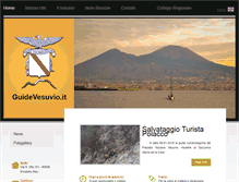 Tablet Screenshot of guidevesuvio.it